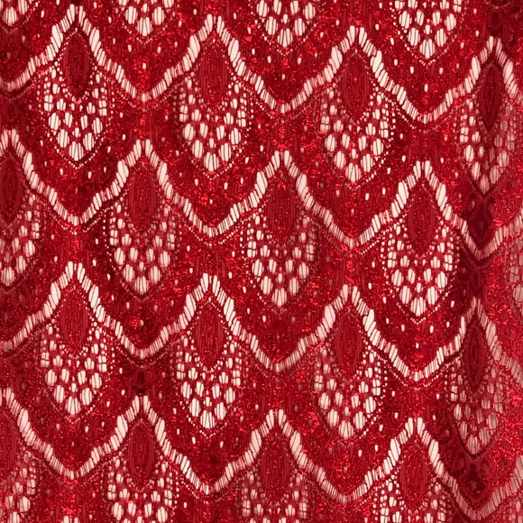 RARE EDITION Girls Foral overlay lace dress. Item# 0100 - Picture 3 of 6